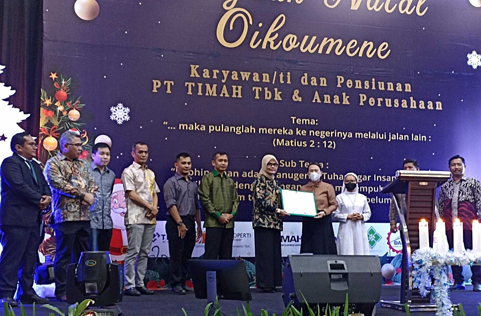 Perayaan Natal Oikumene Karyawan PT Timah Tbk Berlangsung Semarak