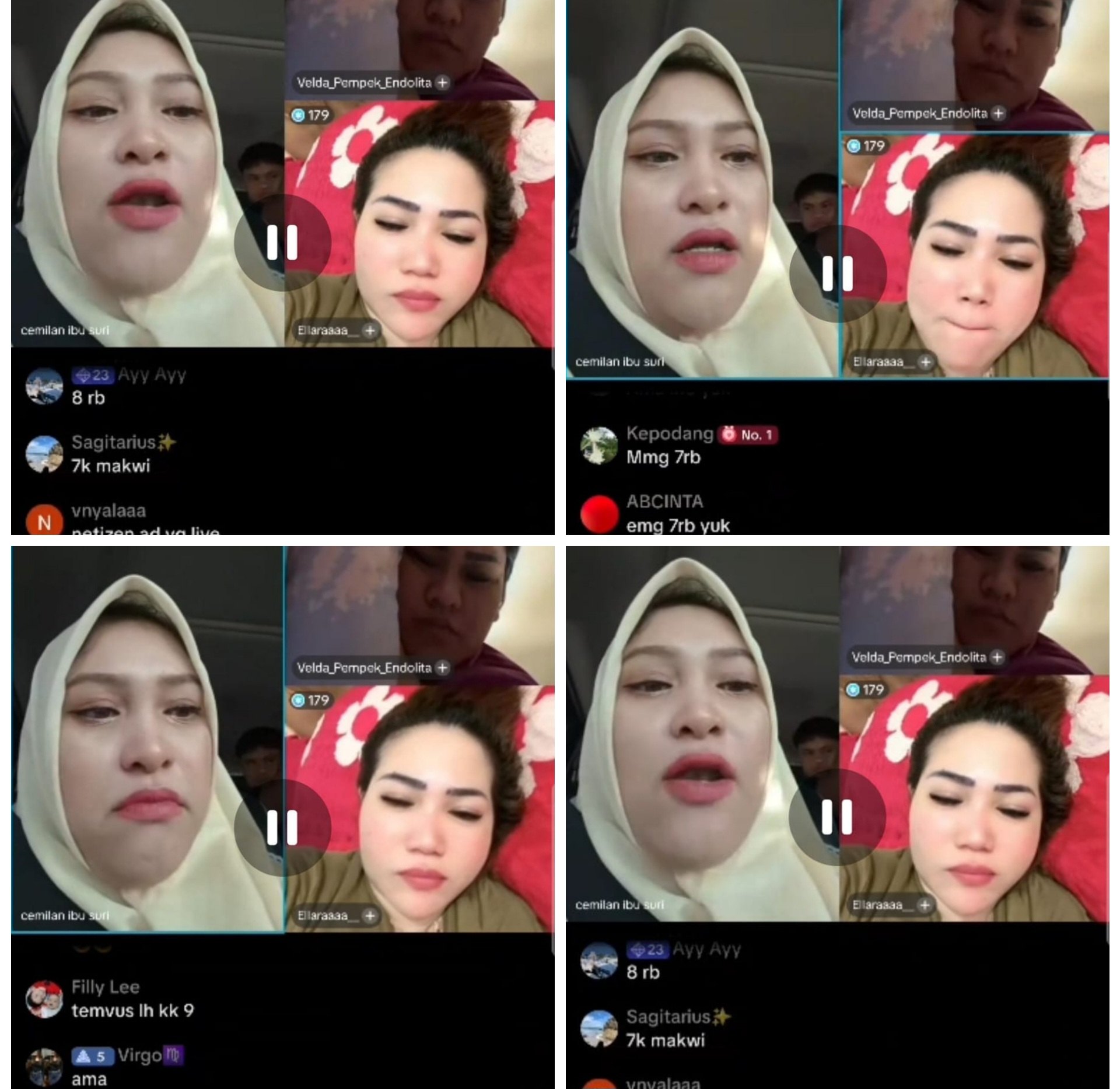 Ibu Suri Wakanda Cs Bantah Keluarkan Umpatan dan Live TikTok Tembus hingga 7K Penonton, Netizen: Lah Kek 9K