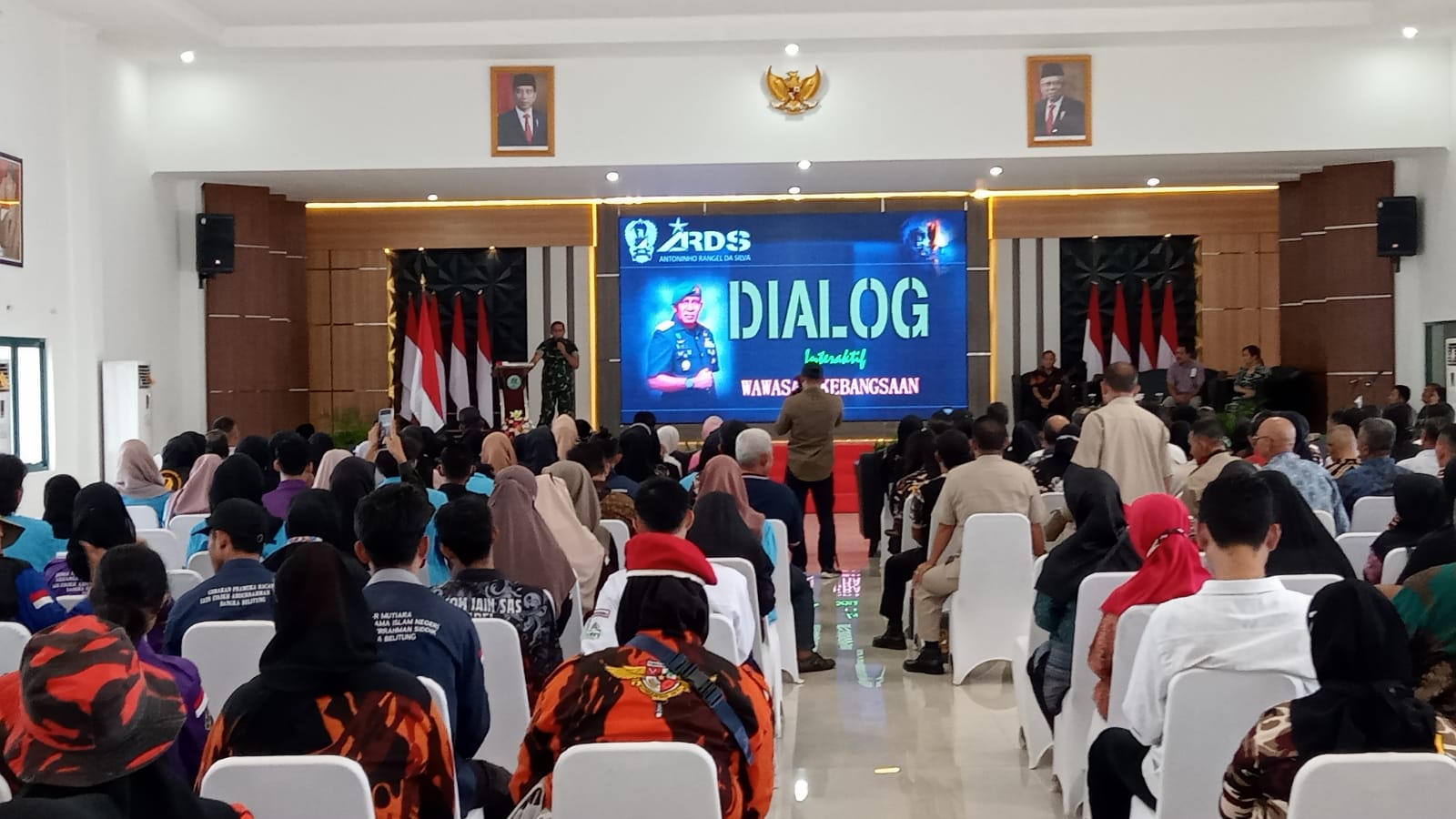 Korem 045/Gaya Gelar Dialog Interaktif Cegah Konflik Sosial di Babel 