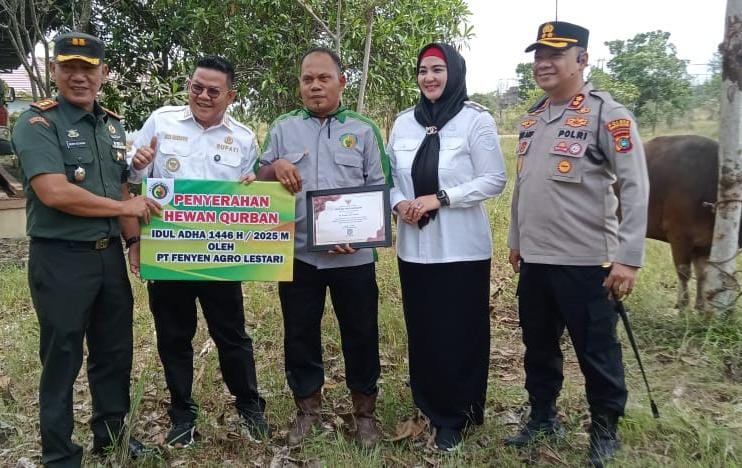 Pemkab Basel Terima Bantuan CSR Sapi dan Kambing dari Perusahaan, Ada Uang Tunai Juga