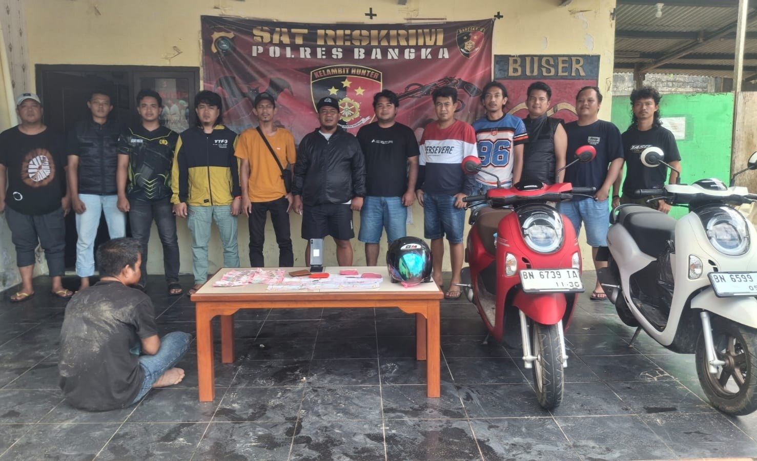 Beraksi di 7 Lokasi di Bangka, Residivis Tak Berkutik di Tangan Tim Kelambit