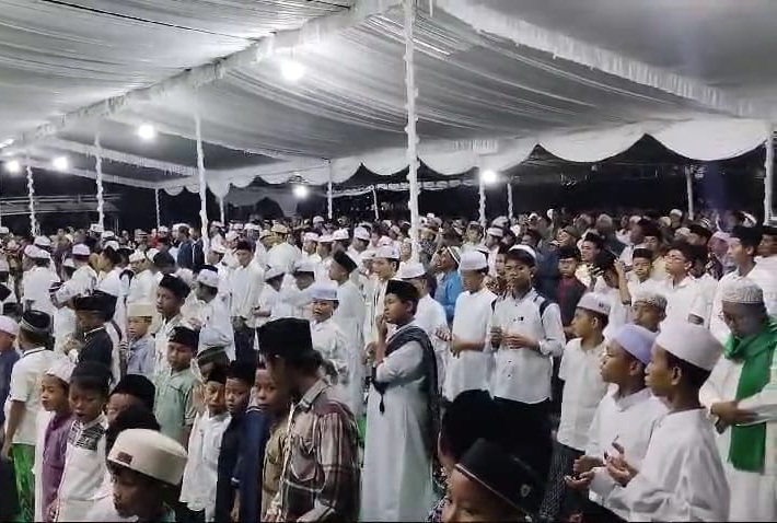 Bersama Ribuan Santri dan Ulama, Algafry Peringati Maulid Nabi di Majlis Zikir Wat Ta'lim As Syuruq