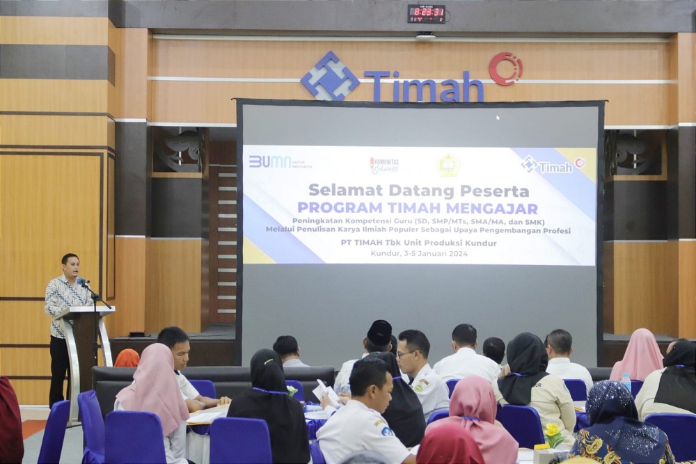 Dukung Peningkatan Mutu Pendidikan di Pulau Kundur, PT Timah Tbk Perkenalkan Program Timah Mengajar di Karimun