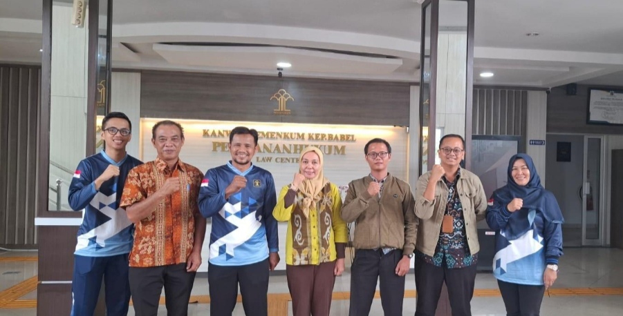 Kanwil Kemenkum Babel Terima Kunjungan Pemda Kabupaten Bangka Bahas E-Report JDIHN