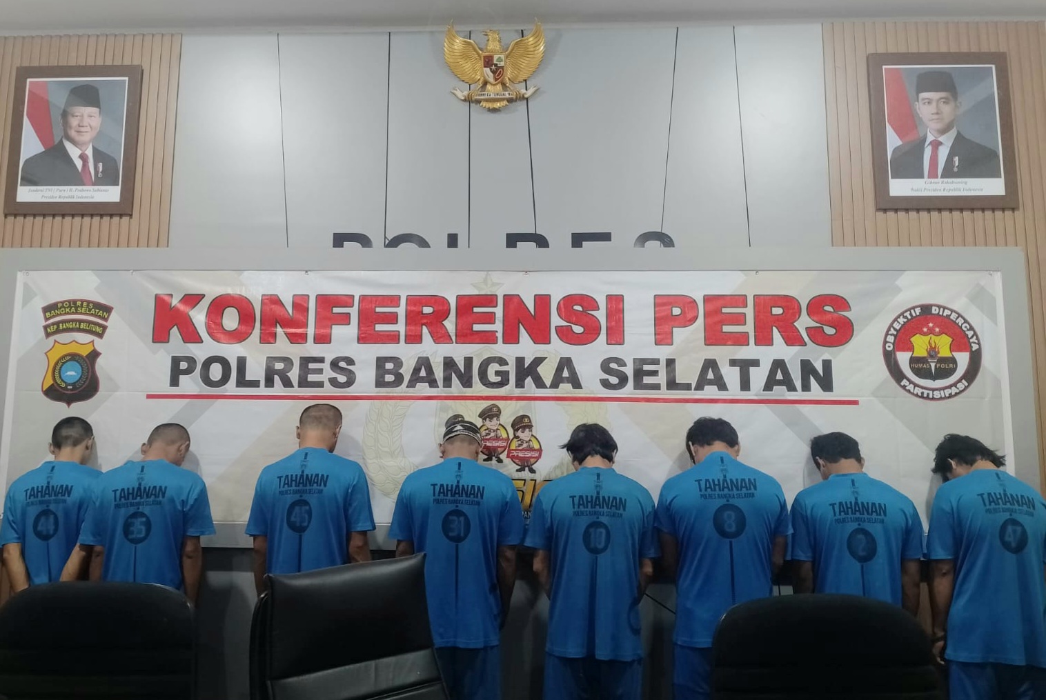 Ungkap Operasi Tertib Menumbing 2025, Polres Basel Beberkan Kasus 4C