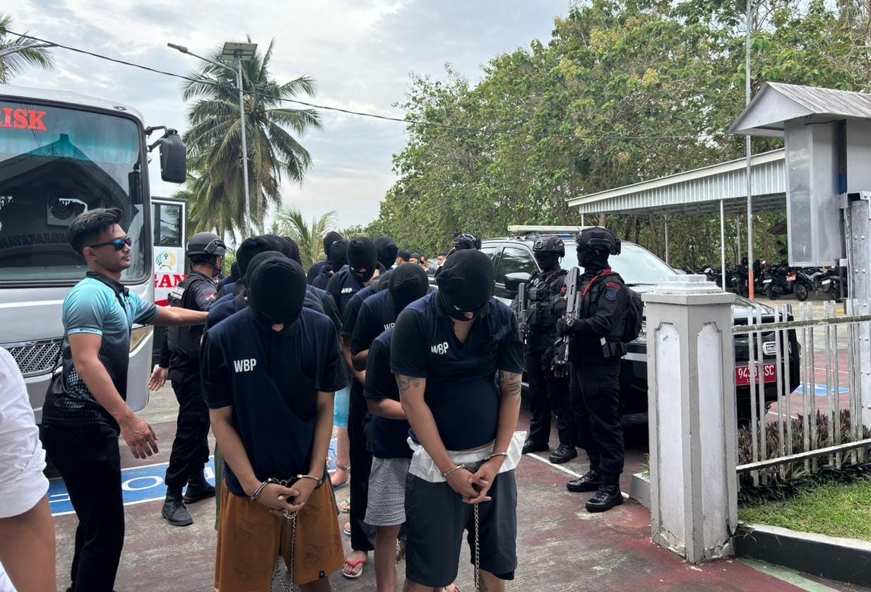 60 Narapidana High Risk Pengedaran Narkoba Babel Dipindahkan ke Nusakambangan