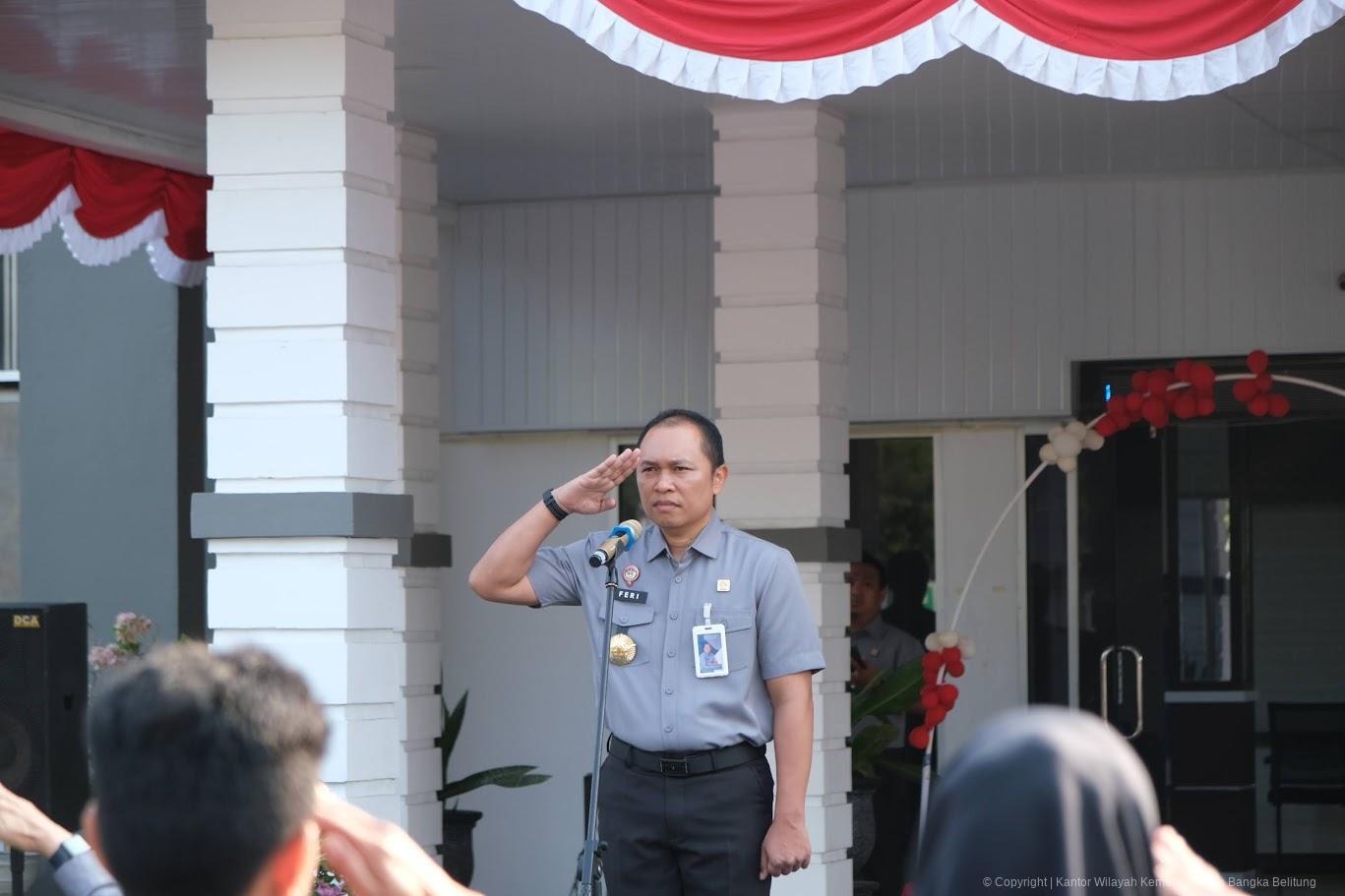 Apel Pagi Kanwil Kemenkum Babel, Perkuat Disiplin, Integritas, dan Kualitas SDM
