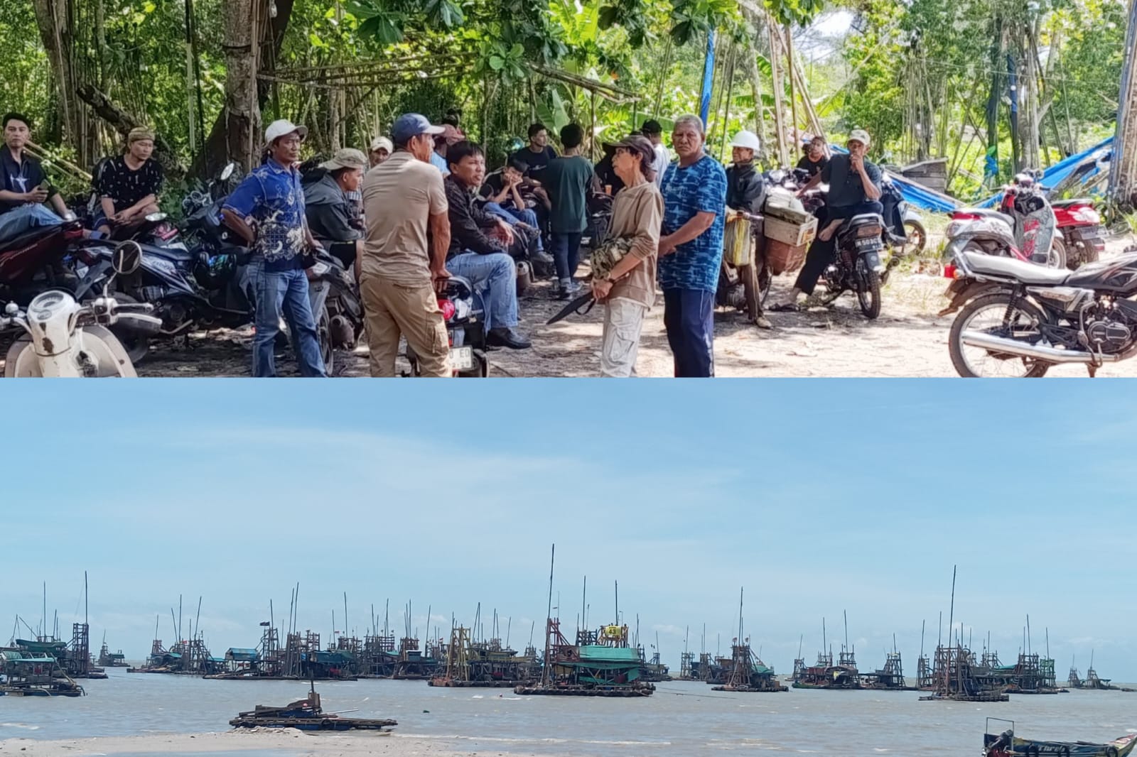 Puluhan Warga Bagger Tuntut Ini Ke PT Timah, PIP Sudah Menambang di Bibir Pantai 