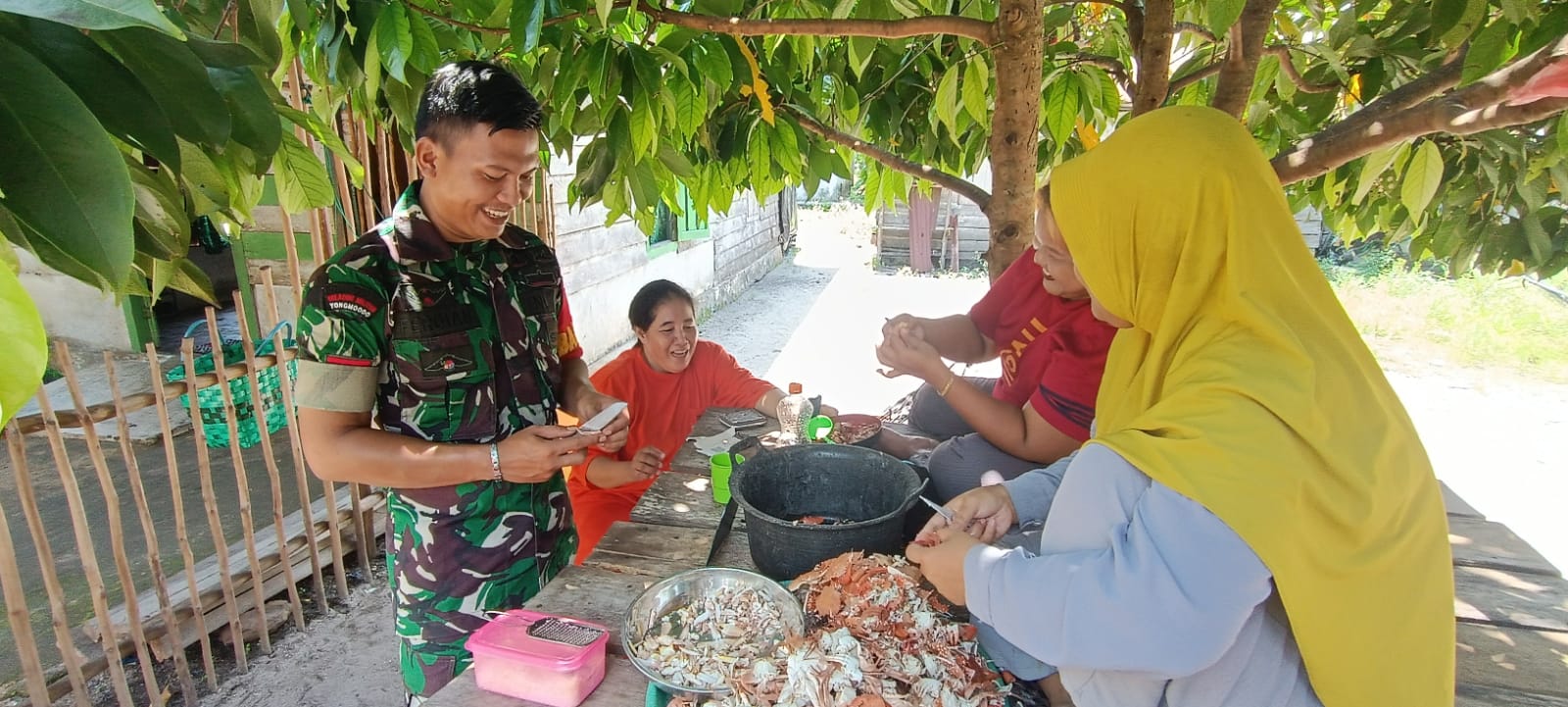 Babinsa Lepar Bertemu Dengan Penggiat UMKM Lokal, Ini Harapan Mereka 