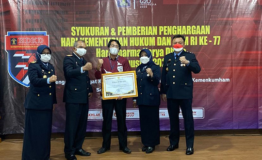 PT Timah Tbk Raih Penghargaan dari Kementerian Hukum dan HAM Republik Indonesia