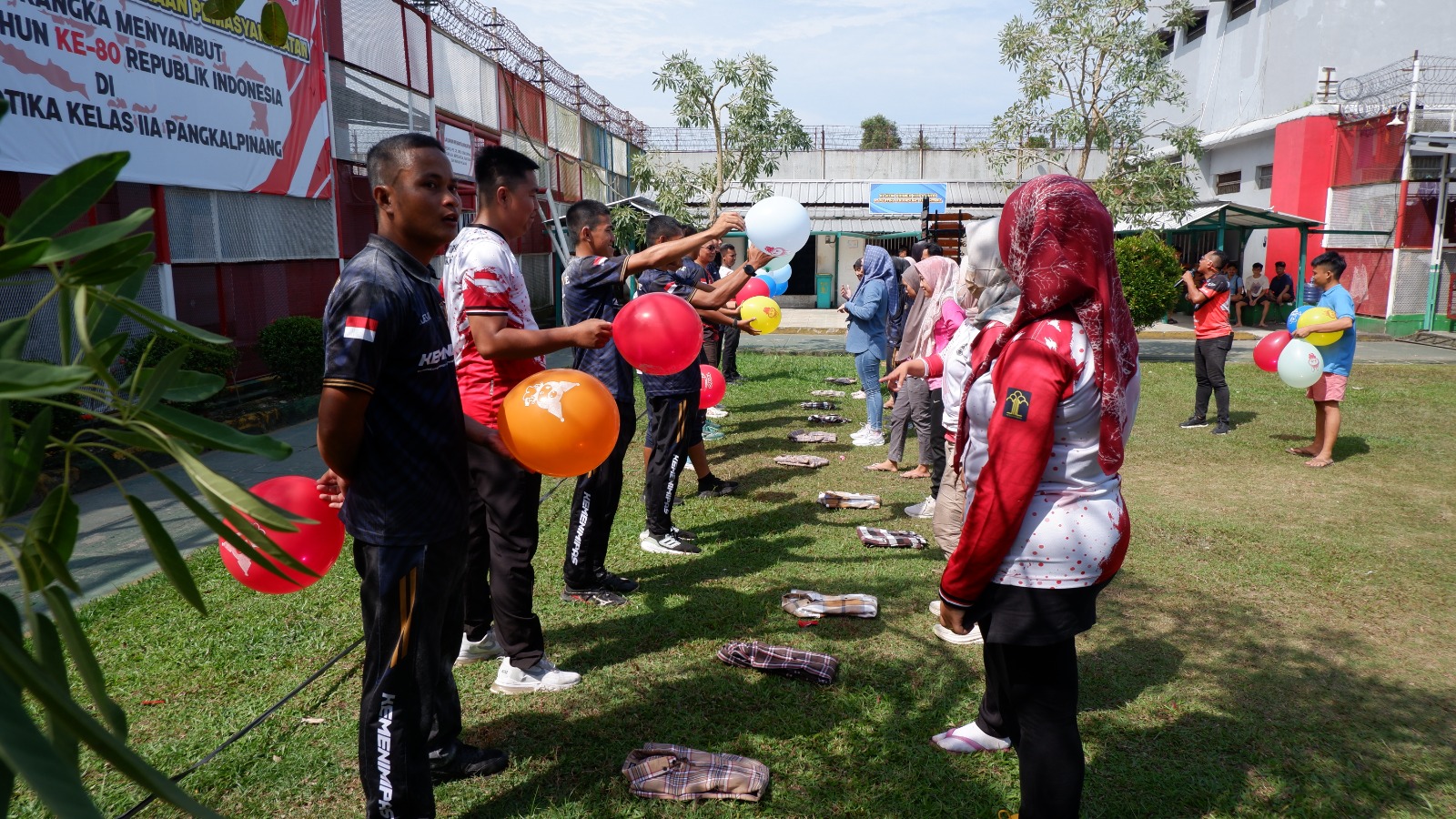 Lapas Narkotika Pangkalpinang Gelar Beragam Lomba Sambut HUT ke-80 Republik Indonesia