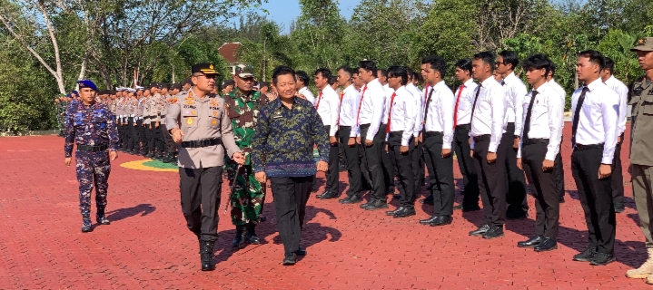 Siap Amankan Pilkada, Polres Bangka Barat Laksanakan Apel Gelar Pasukan Operasi Mantap Praja Tahun 2024