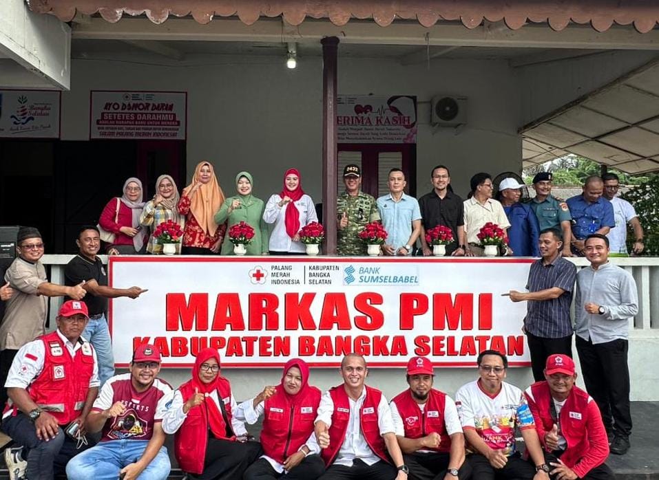 Markas PMI Basel Ada di Himpang Lime Alun Alun Toboali, Debby : Rumah Bagi Relawan 