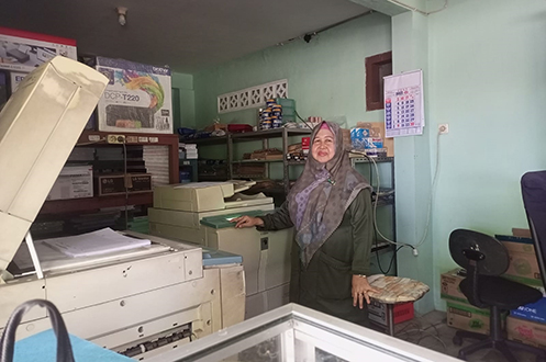 Maria Bisa Miliki Mesin Fotokopi untuk Pengembangan Usaha Setelah Jadi Mitra Binaan PT Timah Tbk 