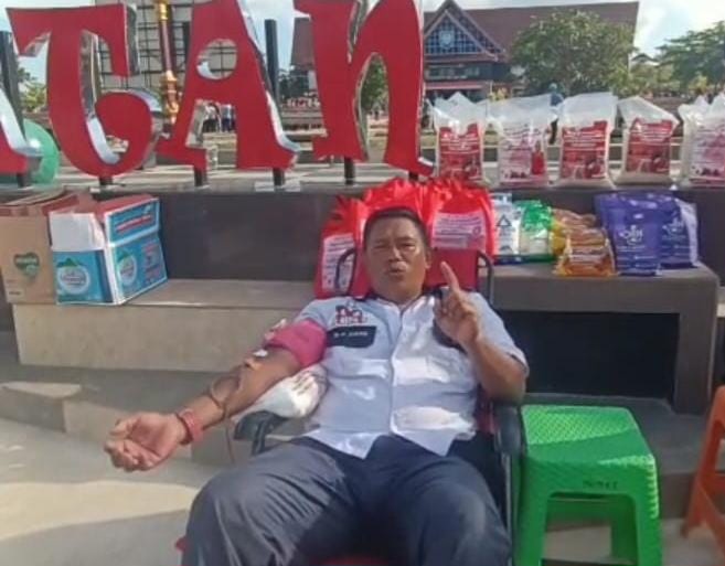 Sekretaris PMI Basel Ajak Jadi Penolong Sesama dengan Donor Darah