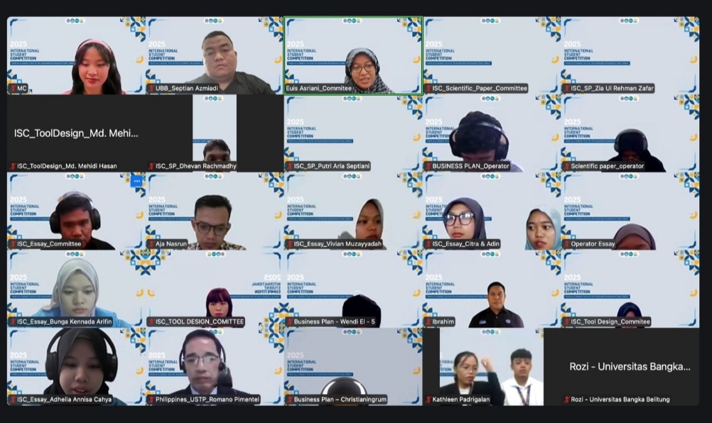 UBB Sukses Selenggarakan International Student Competition 2025, Libatkan 13 Negara & Ratusan Mahasiswa Dunia