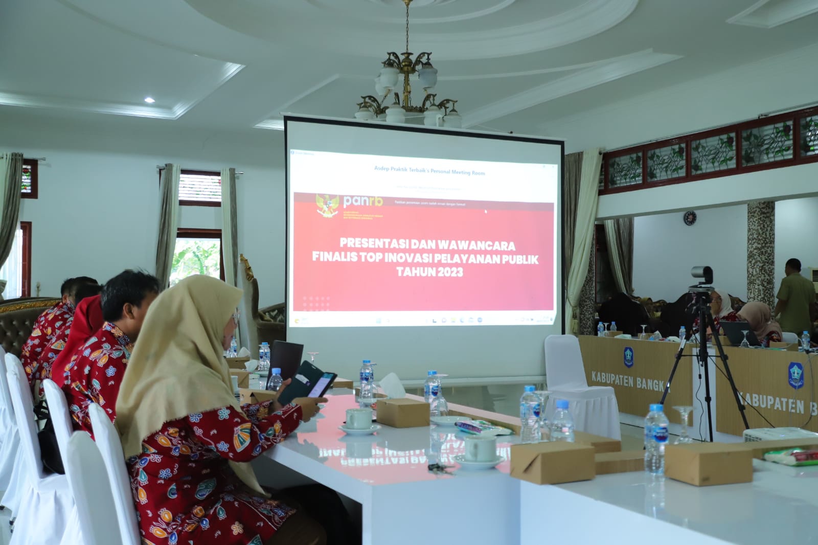 Kompetisi Inovasi Pelayanan Publik Tingkat Nasional, Bappeda Bangka Presentasi Finalis T0P 99 & TOP 15 