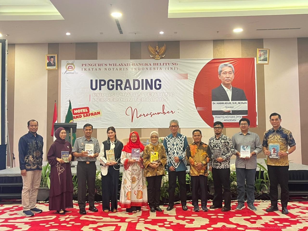 Kanwil Kemenkum Babel Ikuti Upgrading dan Refreshing “Kupas Tuntas Perseroan Terbatas” Notaris se-Babel