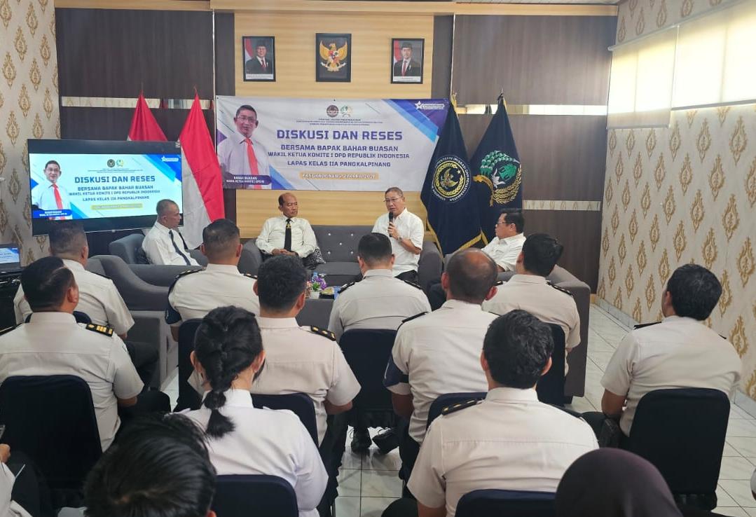 Lapas Pangkalpinang Dipercaya DPD RI Beri Masukan Implementasi UU Pemasyarakatan