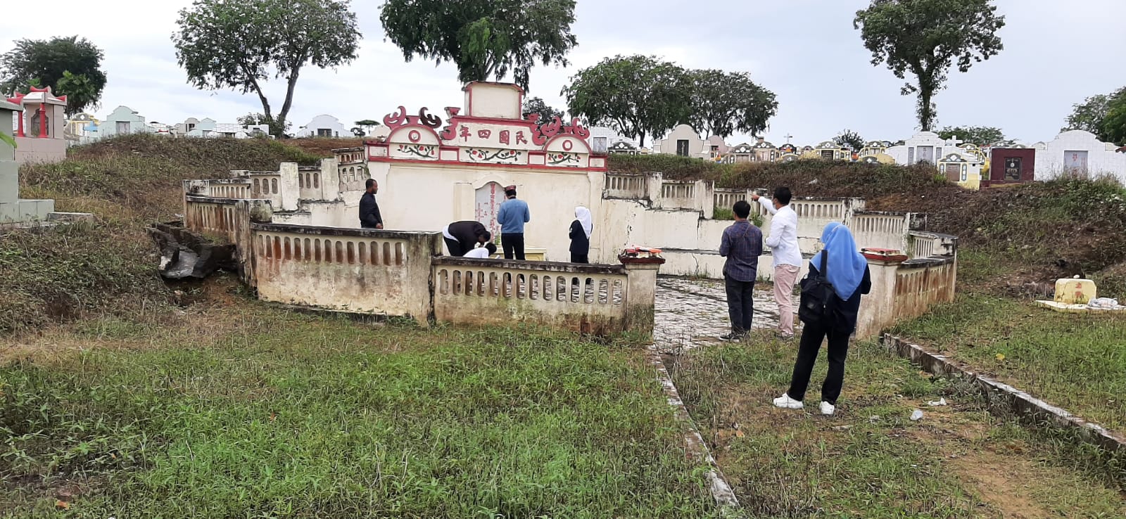 Makam Penyebar Katolik Pertama di Pulau Bangka