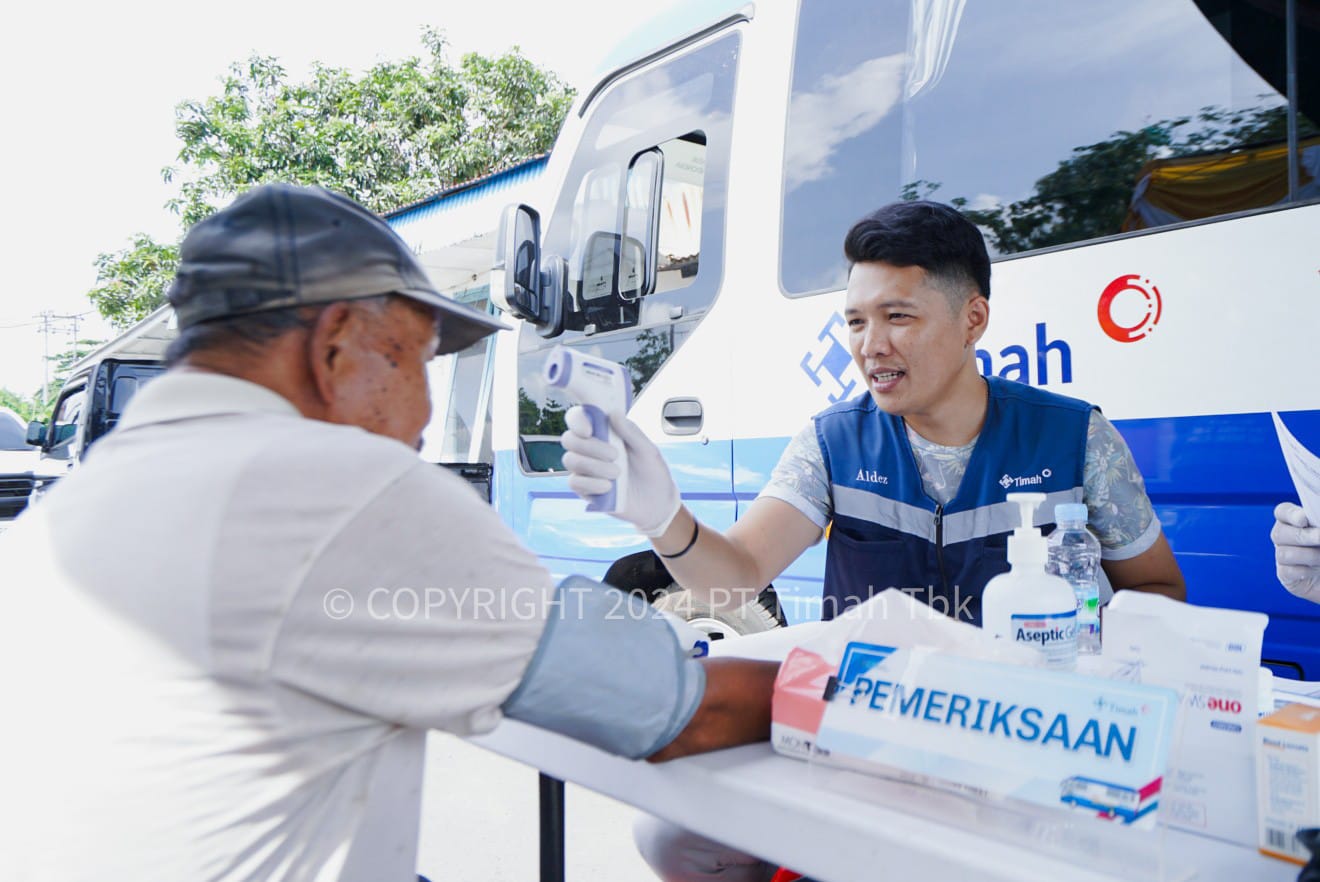 Pelayanan Kesehatan Gratis di Mobil Sehat PT Timah, Tiga Ribuan Warga Rasakan Manfaatnya 