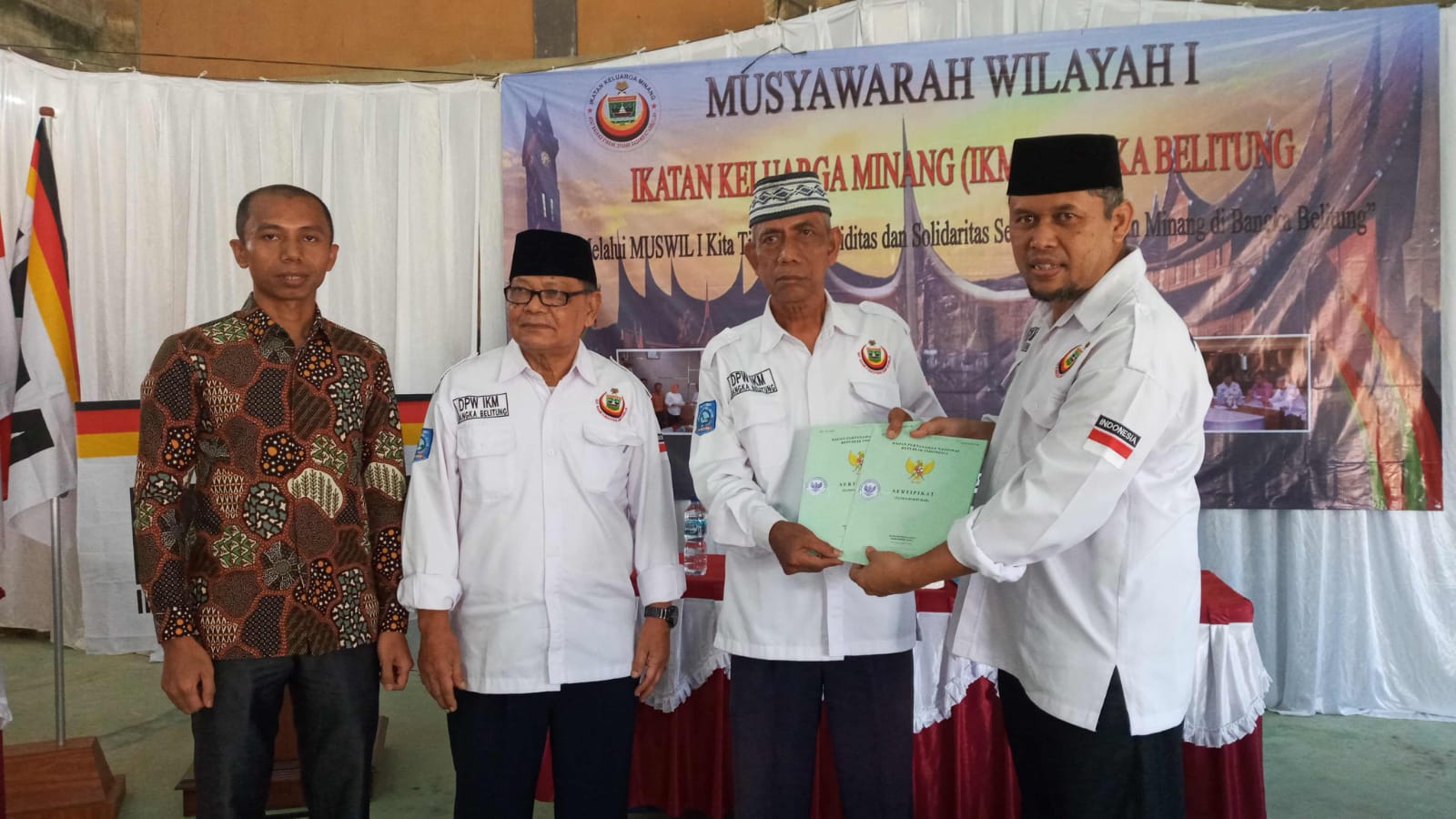 Gelar Muswil, Paguyuban Minang Babel Sertifikatkan Rumah Gadang Hingga Mushalla