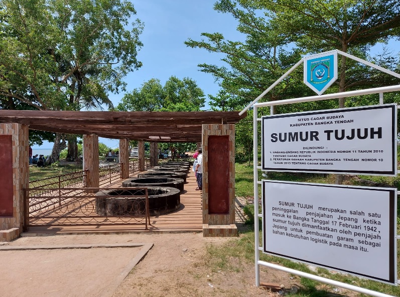  Pantai Sumur 7 Koba Masih Padat Pengunjung, Bukti  Sejarah Peninggalan Jepang Buat Garam