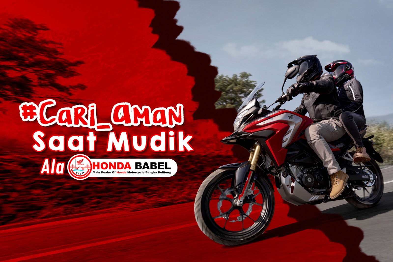 #Cari_Aman Saat Mudik Ala Honda Babel