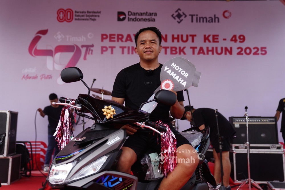 Cerita Pemenang Hadiah Pekan Sehat HUT ke-49 PT Timah di Basel: Rezeki Menikah hingga Baru Punya Motor Sendiri