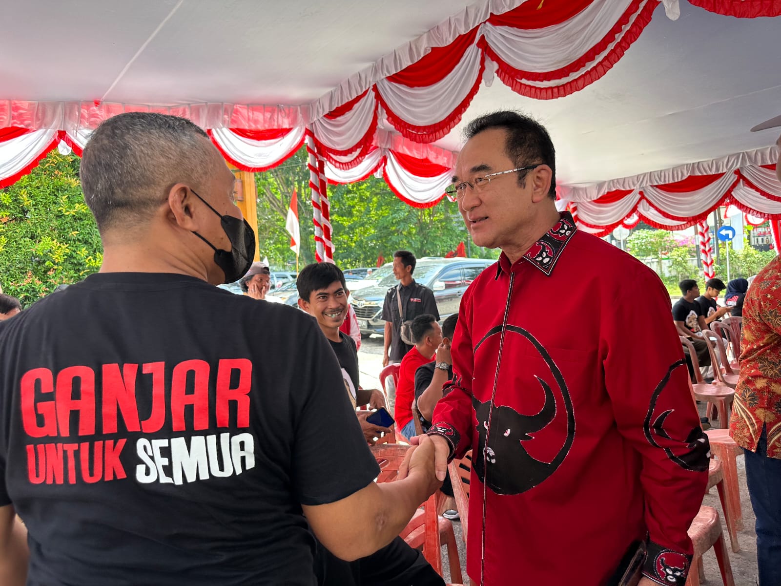 Rudianto Tjen Harap Posko Ganjar di Belitung Jadi Rumah Rakyat