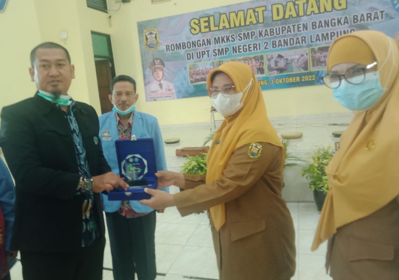 MKKS Bangka Barat Belajar ke Sekolah di Bandar Lampung