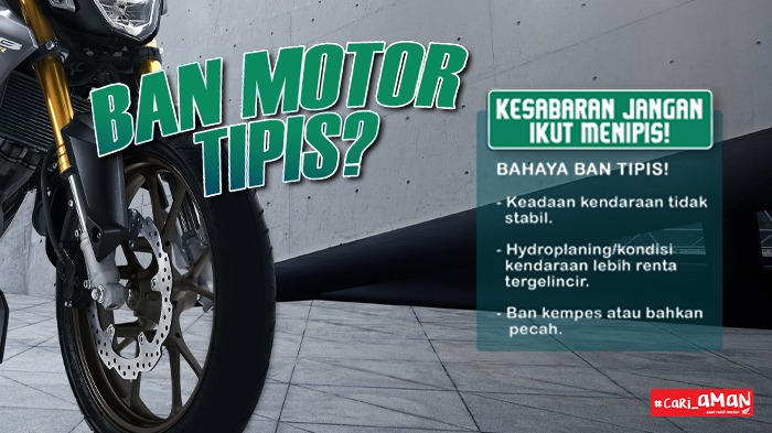 Waspadai Bahaya Ban Motor Tipis, Honda Babel Imbau Pengendara Lebih Peduli Keselamatan