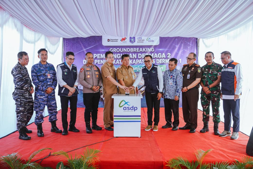 Groundbreaking Dermaga II Tanjung Kalian Dimulai, ASDP Siapkan Pelabuhan Lebih Modern