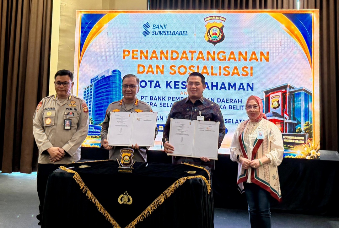 Bank Sumsel Babel dan Polda Sumsel Perkuat Sinergi Pengamanan Layanan Perbankan