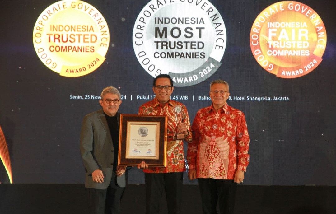 Unggul Dalam Tata Kelola, BRI Dinobatkan Sebagai The Most Trusted Company 2024