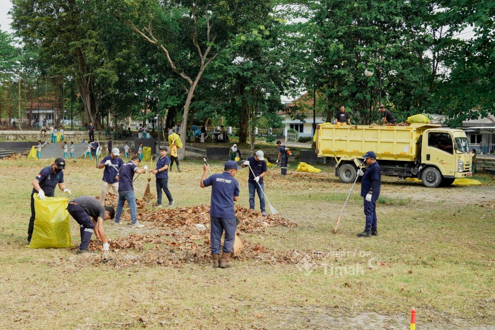 Gerakan Indonesia ASRI Dilaksanakan di Taman Sari, PT TIMAH dan Stakeholder Gotong Royong Bersama 