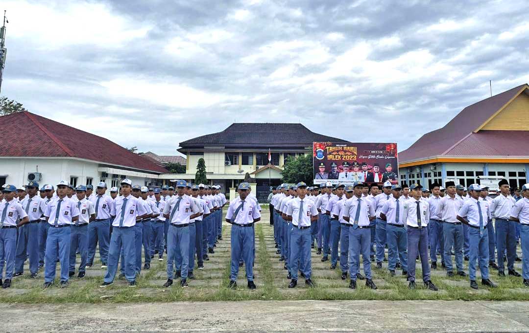 PPI Adakan Latihan Gabungan, 312 Paskibra se-Pangkalpinang Sambut Antusias