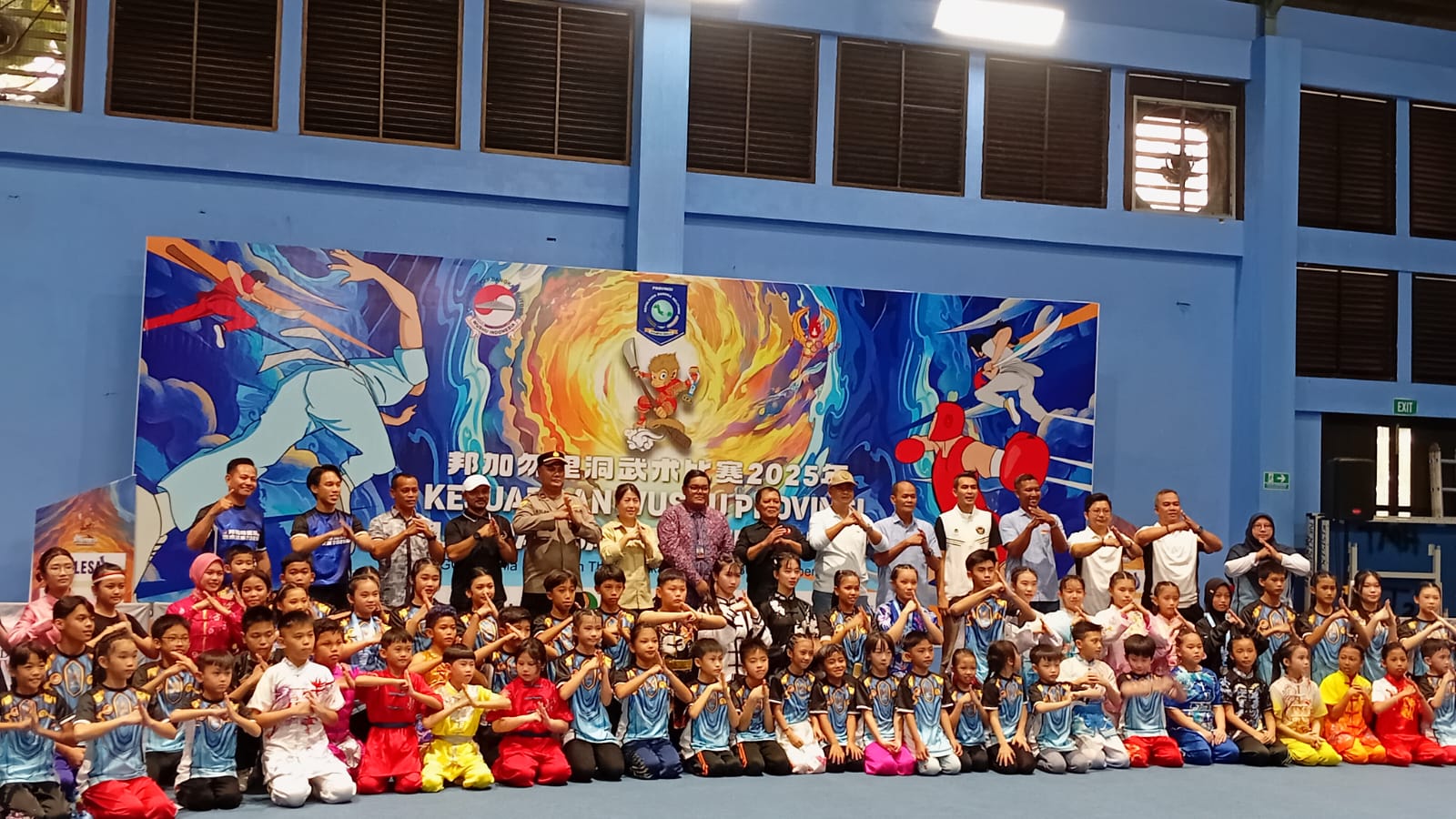 Dorong Prestasi Atlet, PT Timah Tbk Dukung Kejuaraan Wushu Tingkat Provinsi Babel