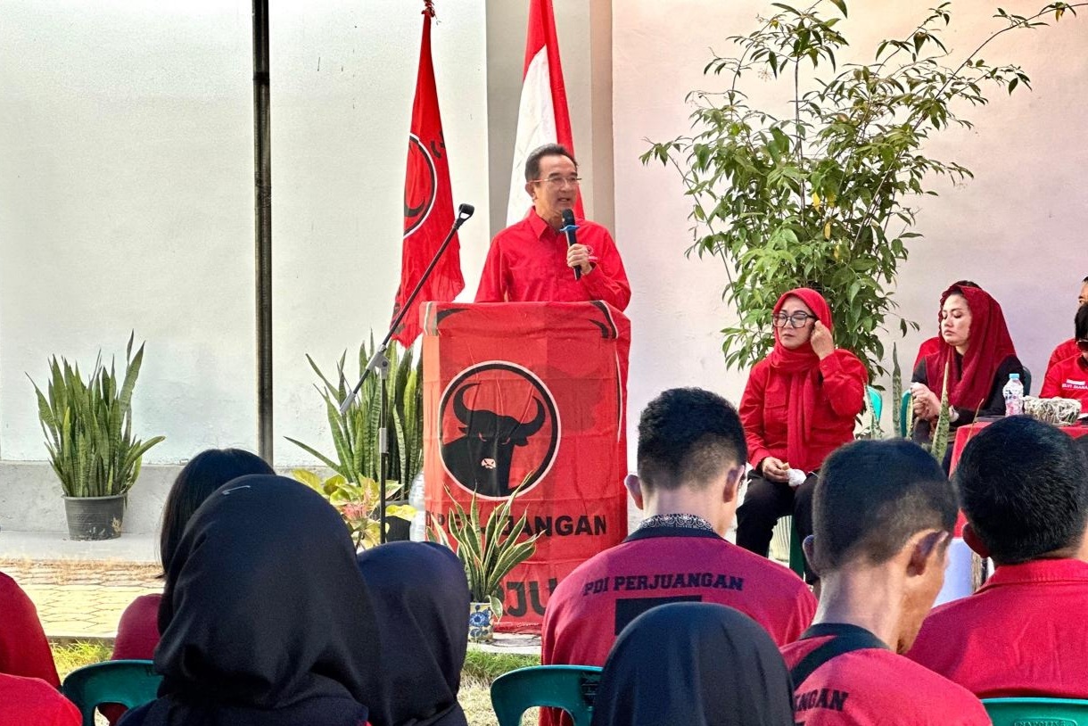Rudianto Tjen Rangkul Pengurus Ranting PDIP Babel Jadi Garda Terdepan Perjuangan Rakyat