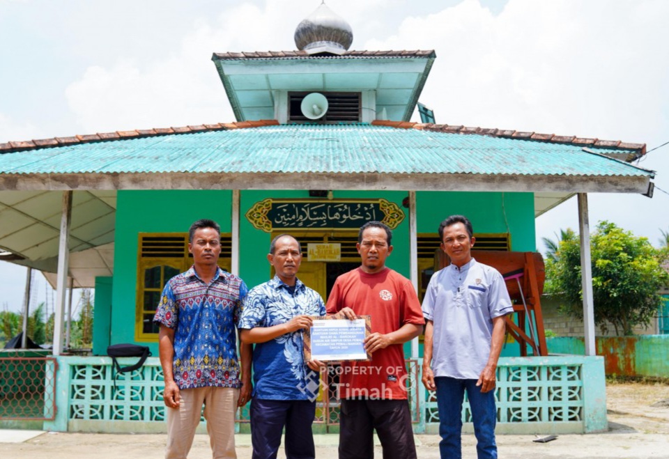 Dukung Kehidupan Sosial dan Spiritual, PT TIMAH Tbk Bantu Pembangunan Rumah Ibadah di Pemali