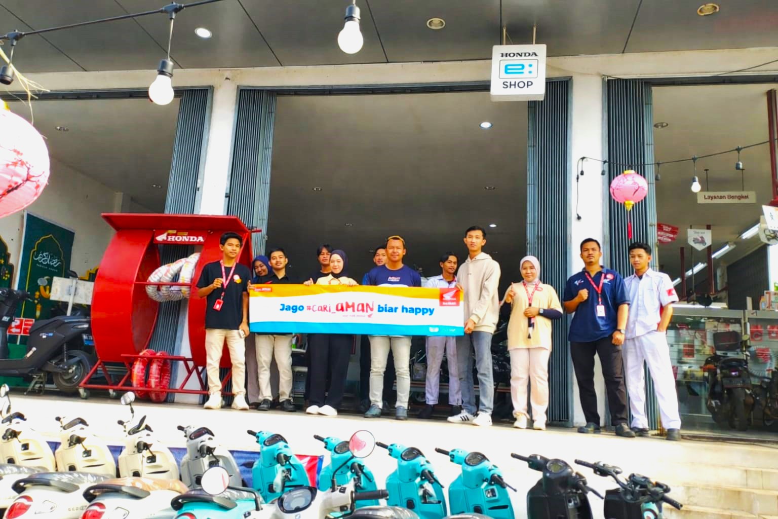 Asik Tapi Aman! Honda Toboali Ajak Generasi Muda Riding dengan #CariAman