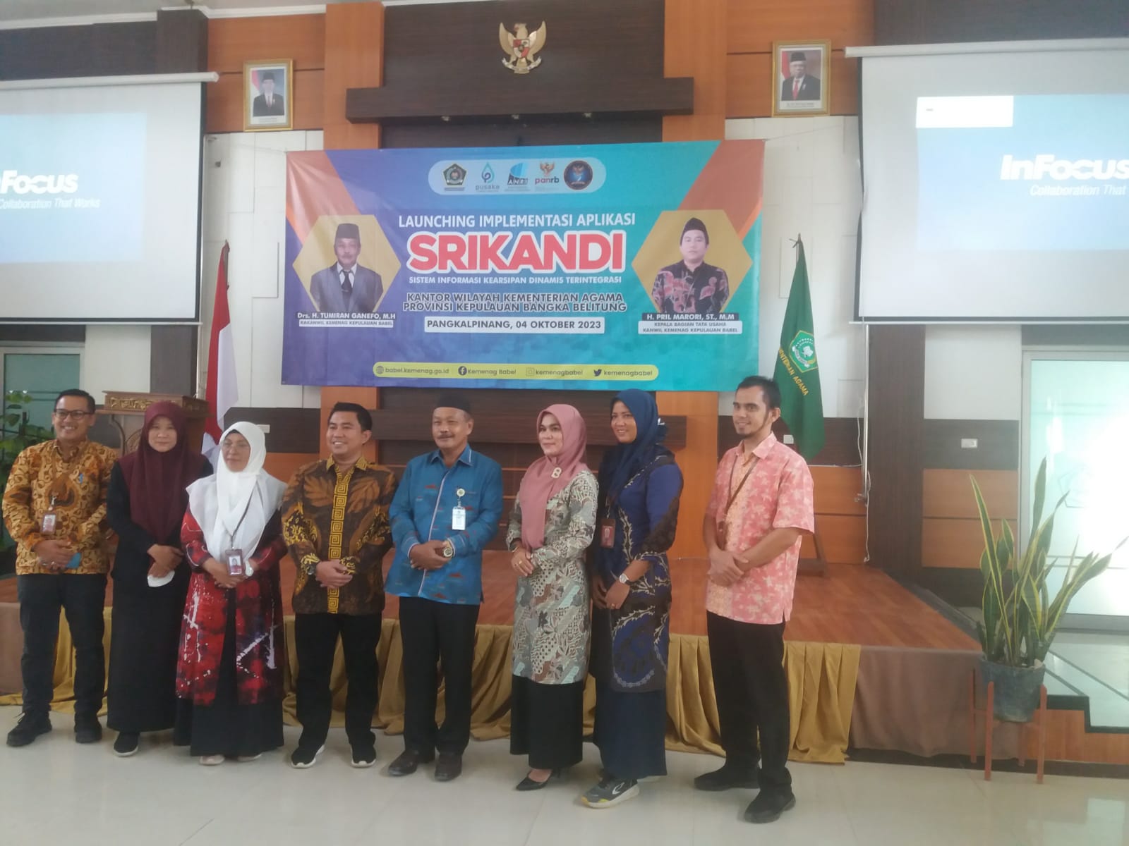 Launching Aplikasi Srikandi, Cara Kemenag Babel Tingkatkan Layanan dan Tertib Administrasi 