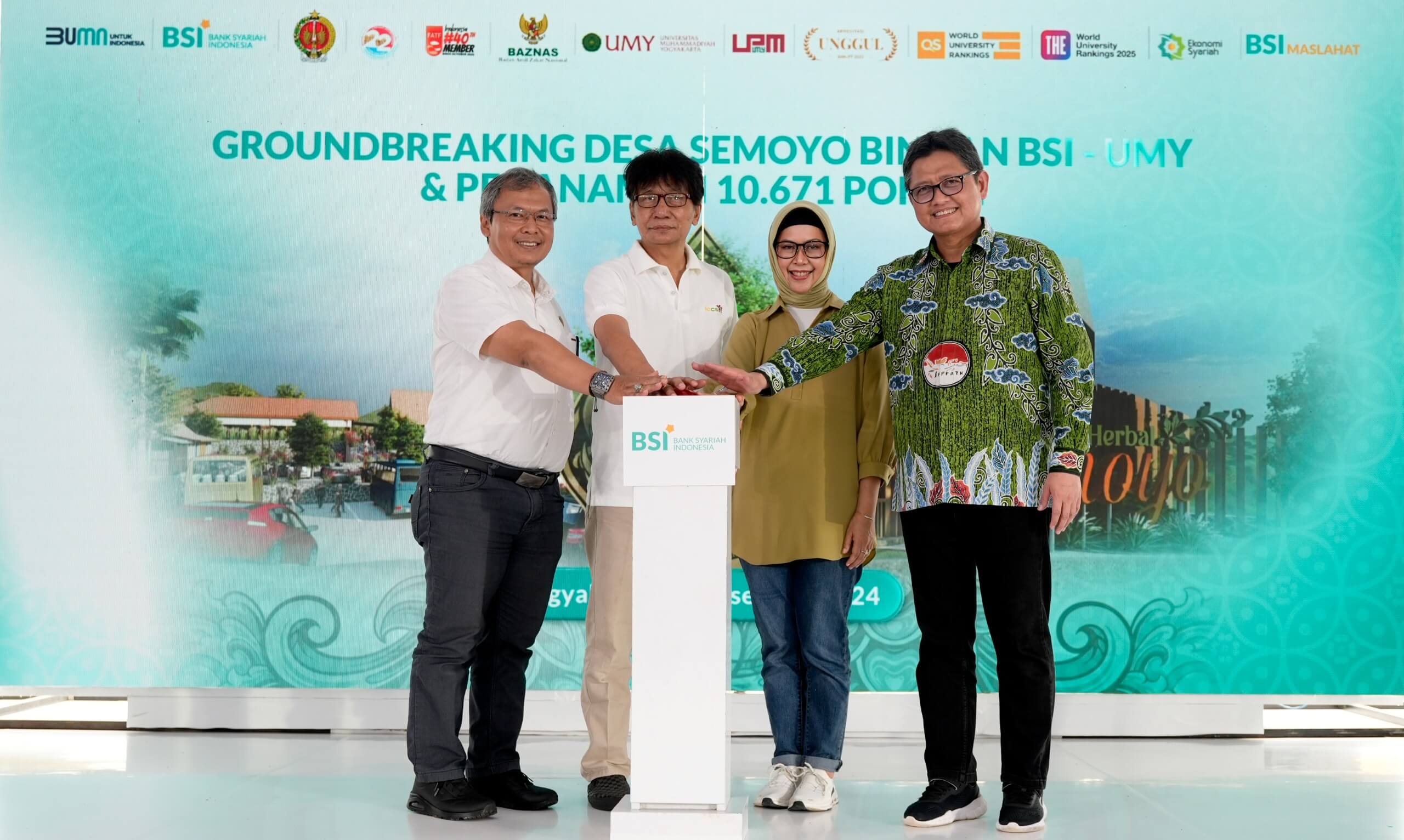 Perkuat Implementasi ESG, BSI Kembangkan Ekonomi dan Tanam Pohon di Desa Semoyo Yogyakarta