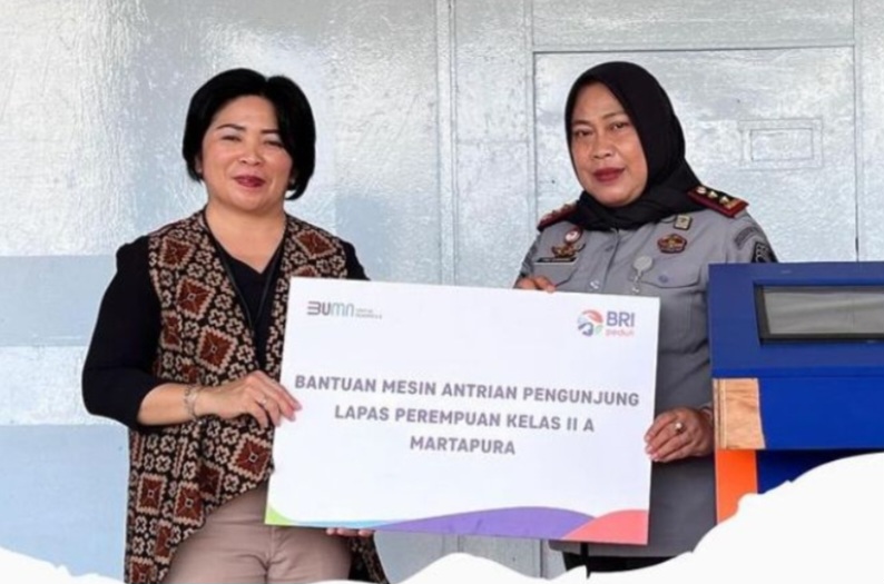 BRI Dukung Peningkatan Layanan Lapas Perempuan Martapura dengan Adopsi Teknologi Modern