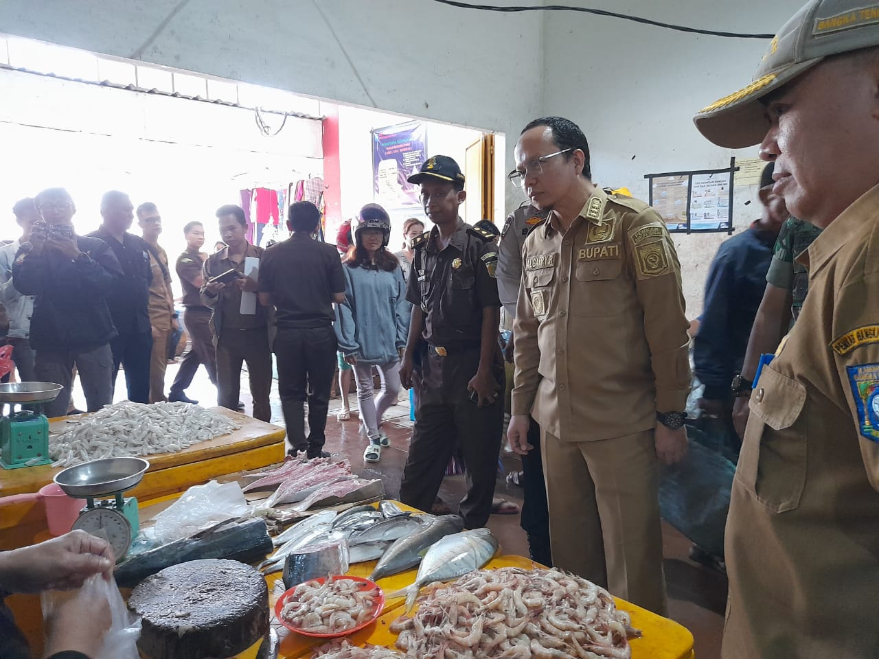 Sidak Pasar, Algafry Pastikan Harga Daging Maksimal Segini