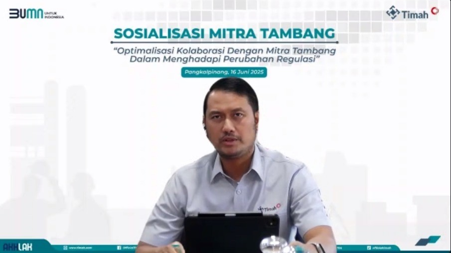 Perkuat Tata Kelola Sistem Kemitraan, PT Timah Gelar Sosialiasi Mitra Tambang