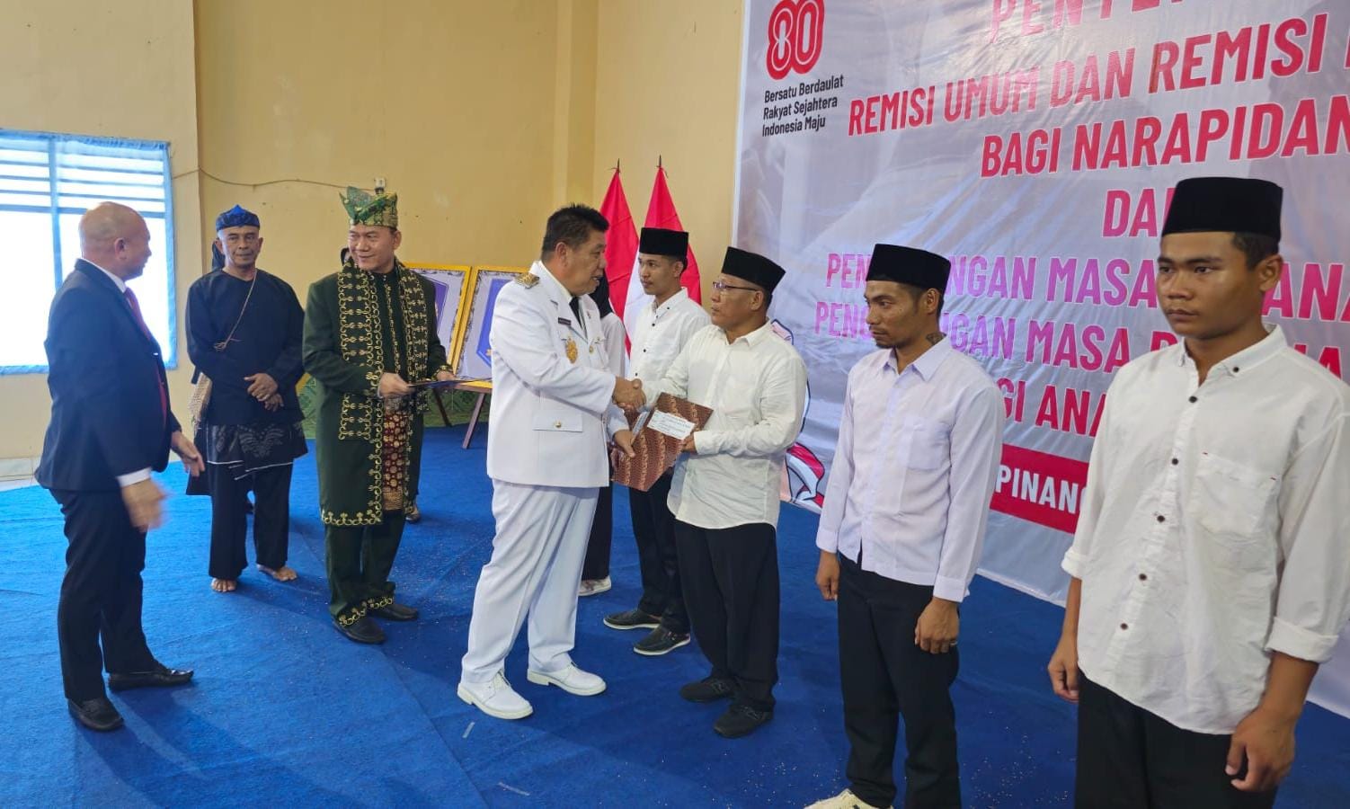 Gubernur Babel Serahkan Remisi ke Warga Binaan Lapas Pangkalpinang 