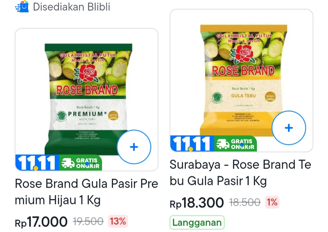 3 Tips Mendapatkan Harga Gula Rose Brand 1 Kg Terbaik di Pasaran