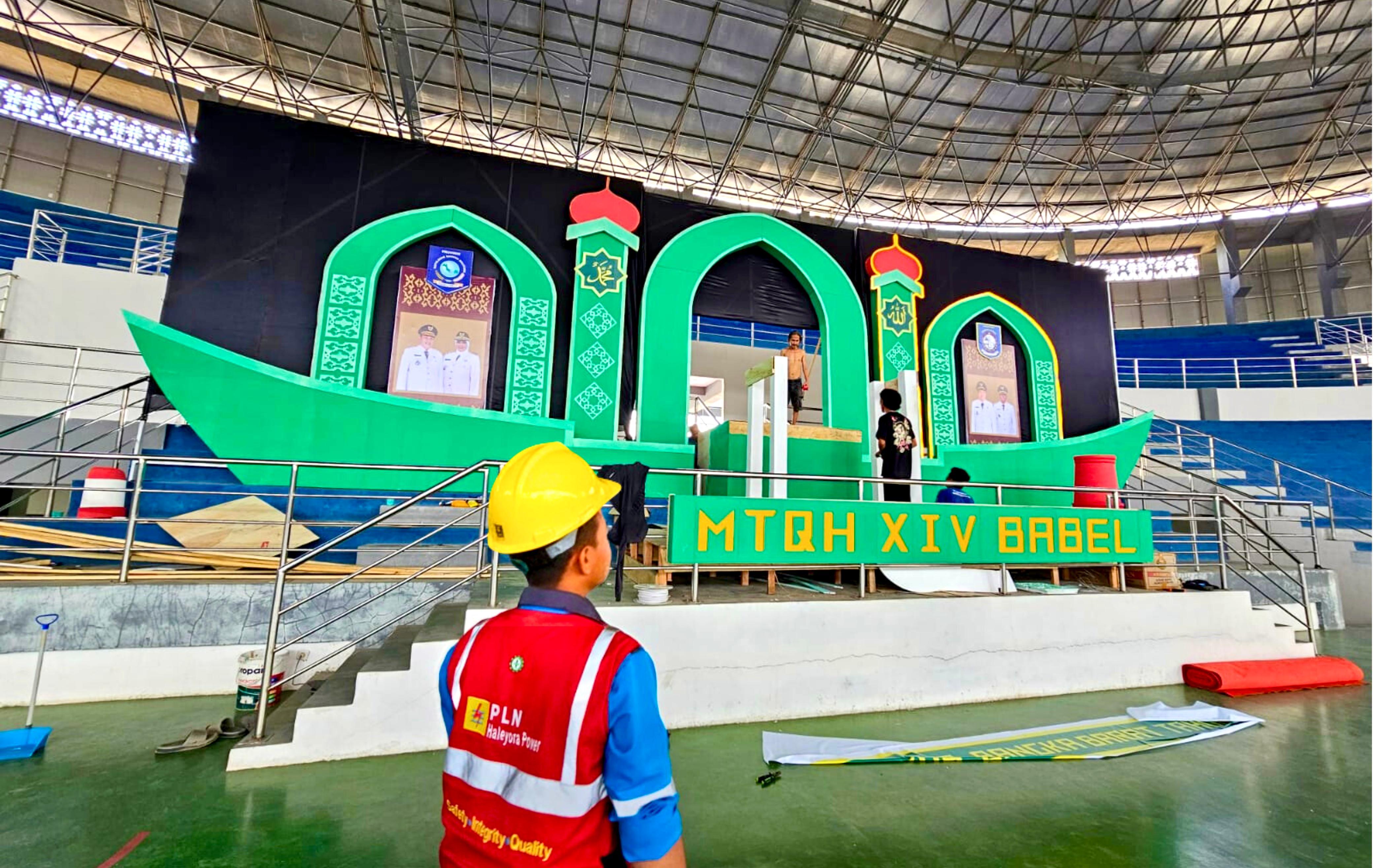 PLN Babel Sukses Amankan Pasokan Listrik MTQ XIV Bangka Belitung di Bangka Barat