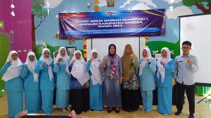 Tingkatkan Peran dan Kualitas, HIMPAUDI Kabupaten Bangka Gelar Rakerda I dan Kepah